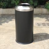 北京海淀中關村小吃城配備304不銹鋼果皮桶